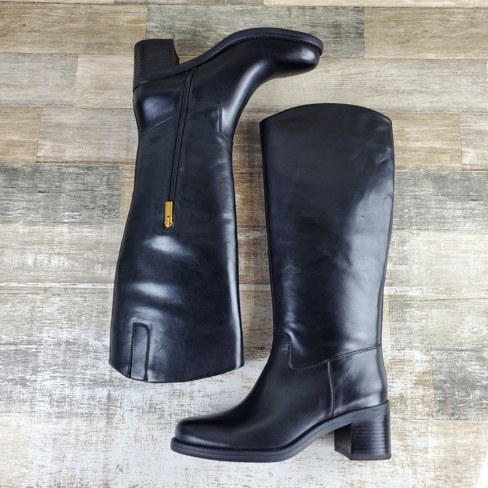 Vince Camuto Womens Amree Knee High Boots Womens Sz 7.5 Wide Calf Leather